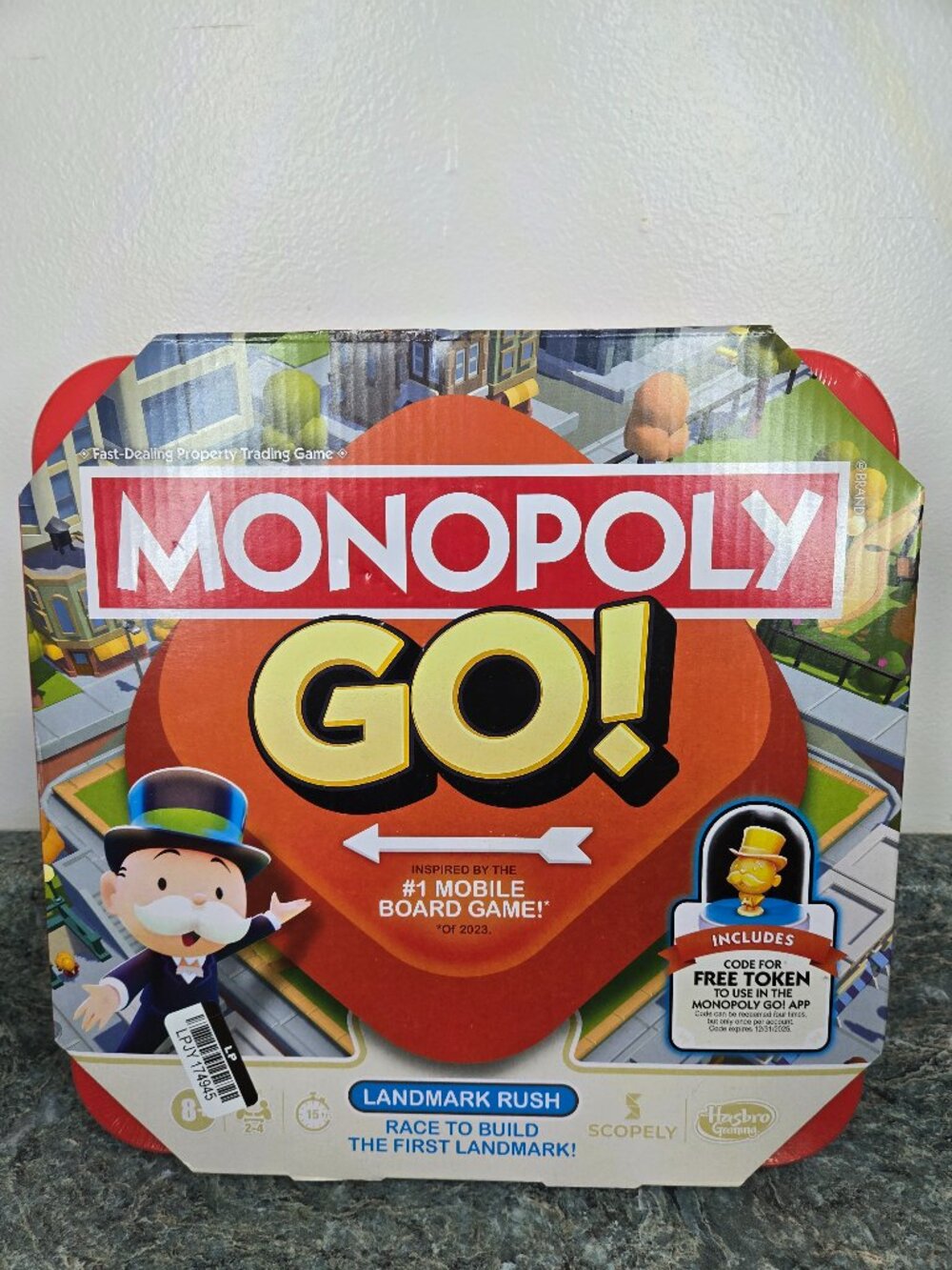 Monopoly Go Landmark Rush Hasbro Board Game Race to Build First Landmark NIB